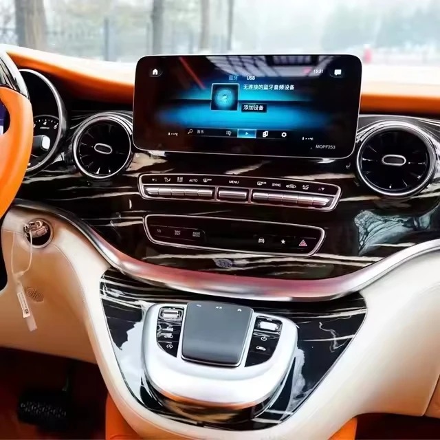 Upgrade Center Automobile Console Modified Instrument Panel with Touch Screen for  Vclass Vito W447